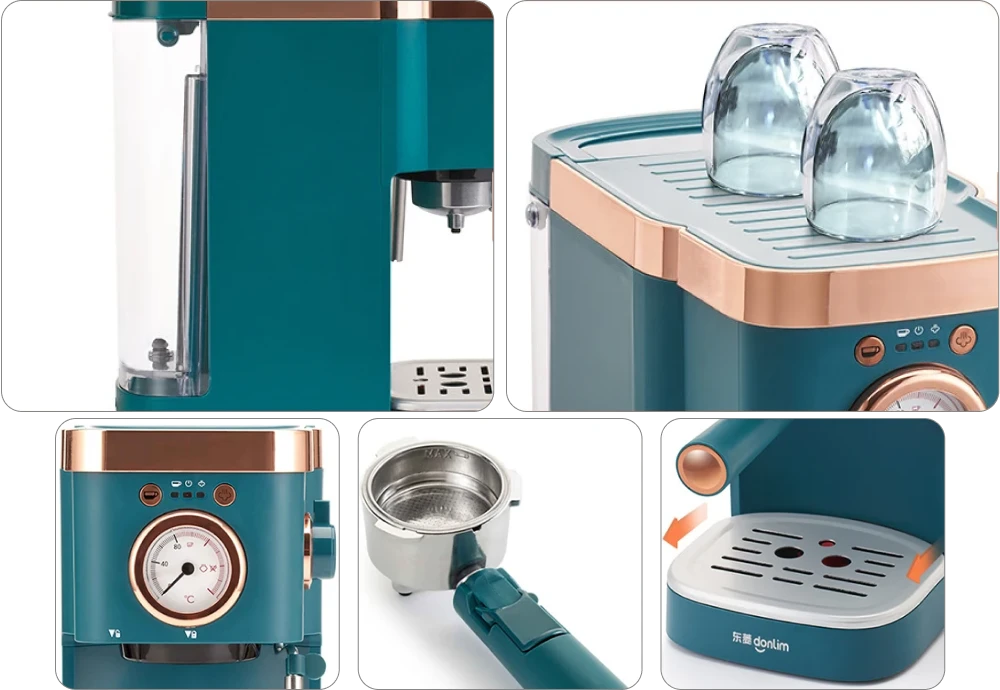 espresso machine with manual steam wand