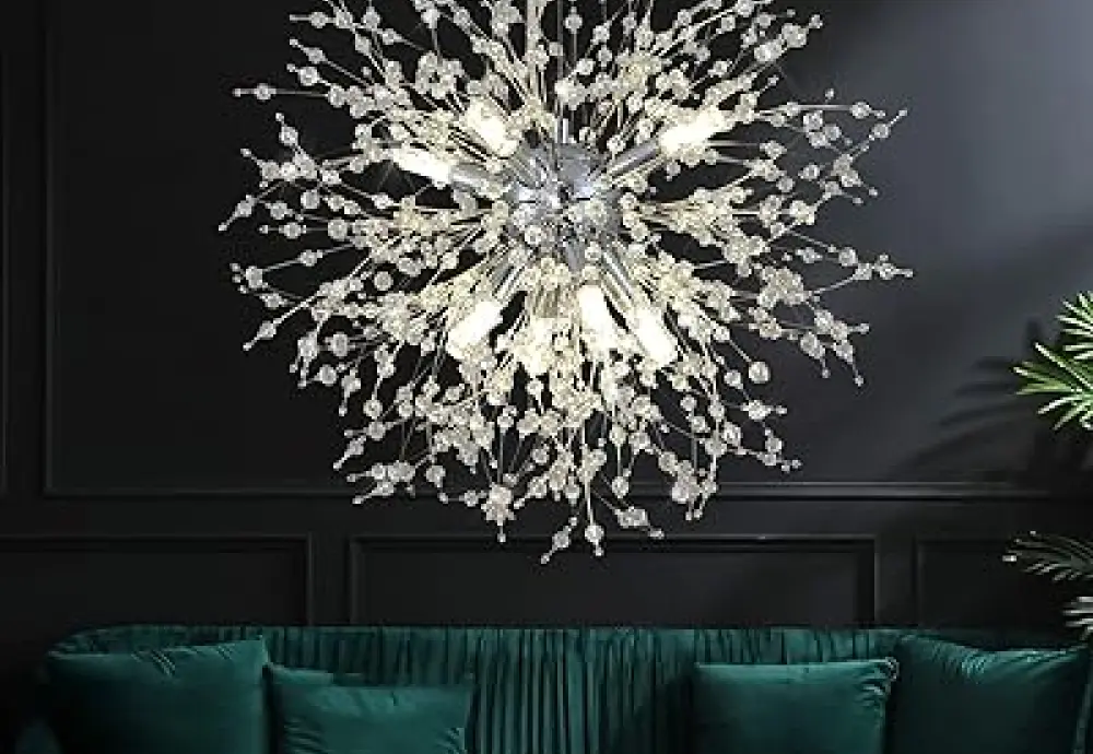 globe style chandelier